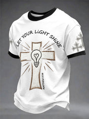 Men's“ Faith Over Fear” Art Print T-shirt