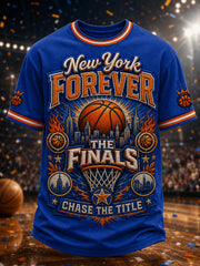 Men's Classic Basketball Fan Graphic Short Sleeve T-shirt