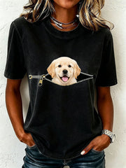 Women's Lovely Golden Retriever T-Shirt