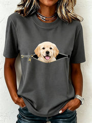 Women's Lovely Golden Retriever T-Shirt