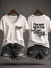 Women's 'I'm Not Old,I'm Vintage' Casual T-shirt