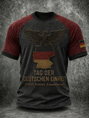 Herren Tag der Deutschen Einheit Print T-Shirt