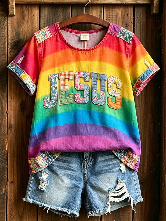 Women's Pride Month Print Casual T-Shirt