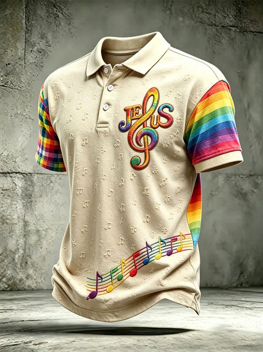 Men's Pride Month Print Casual Top