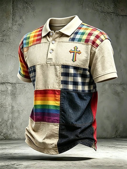 Men's Pride Month Print Casual Top