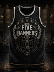 Men's Alien Art Basketball Lover Printed Tank Tops