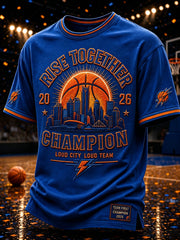 Men's Gift For Basketball Fans Print Casual Short Sleeve T-shirt