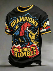 Men's 'Champions Are Born to Rumble' T-shirts