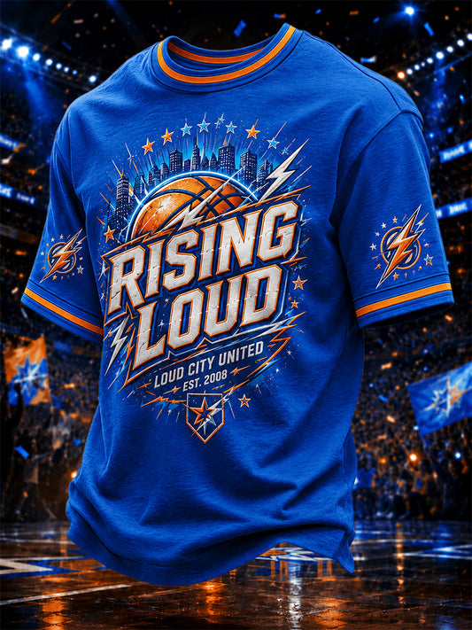 Men's Gift For Basketball Fans Print Casual Tee