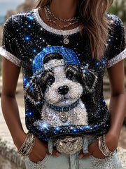 Women's short-sleeved T-shirt