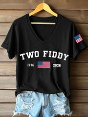Women's Two Fiddy Print T-Shirt