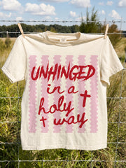 Men's Christian Unhinged in a Holy Way Short Sleeve T-shirt
