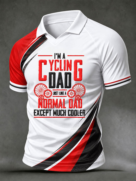 Men's I'M A CYCLING DAD JUST LIKE A NORMAL DAD EXCEPT MUCH COOLER T-shirt