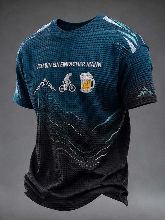 Men's ICH BIN EIN EINFACHER MANN Waffle Short Sleeve