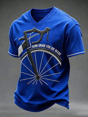 Men's KEINE GNADE FÜR DIE WADE V-neck T-shirt