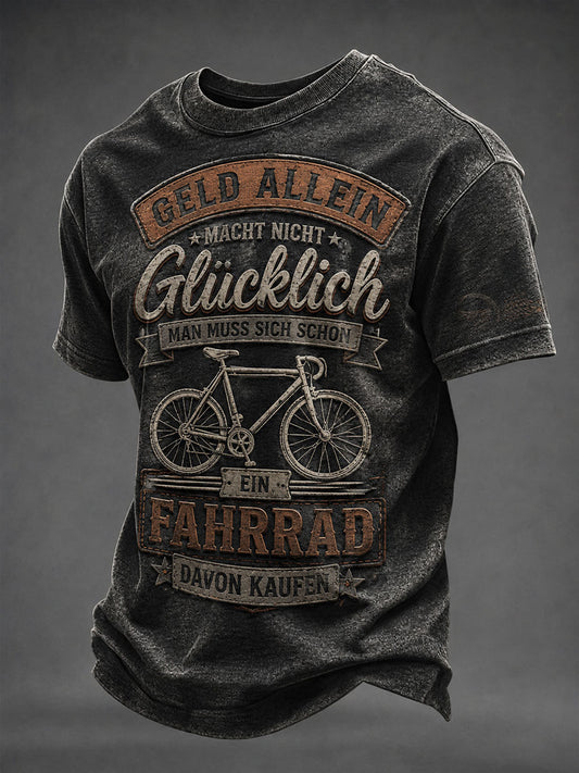 Men's Geld Allein Macht Nicht Glücklich Short Sleeves T-shirt