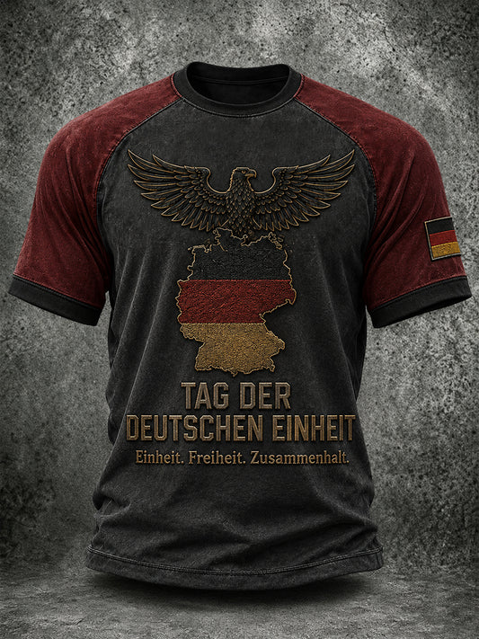 Herren Tag der Deutschen Einheit Print T-Shirt