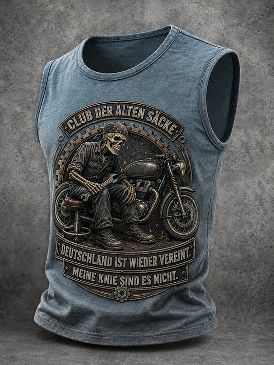 Herren Tag der Deutschen Einheit Funny Slogan Print Tank Top